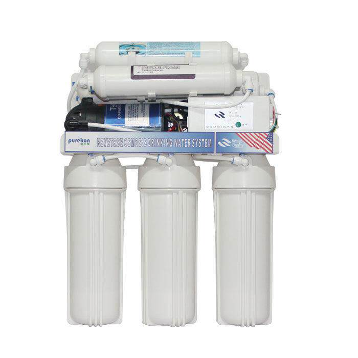 Purcon微电脑家用反渗透纯水机/厨房直饮水净水器水龙头过滤器