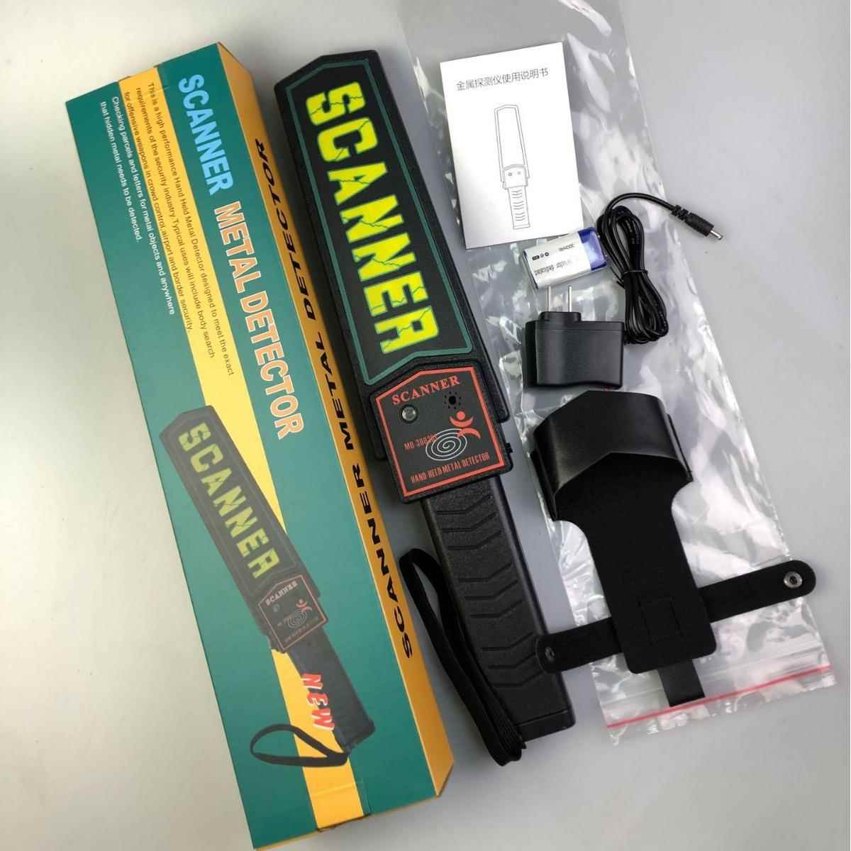 高灵敏度手持金属探测器学校考场安检棒充电款手机探测仪