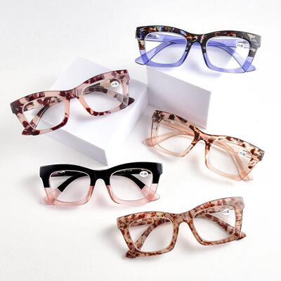 Rhaegal Retro Elegant Spring Hinge Cat Eye Reading Glasses W