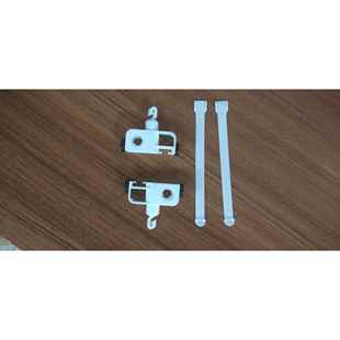 垂帘新款混纺条纹中国风提花竖百叶零件链子钩塑料片底片窗帘配件