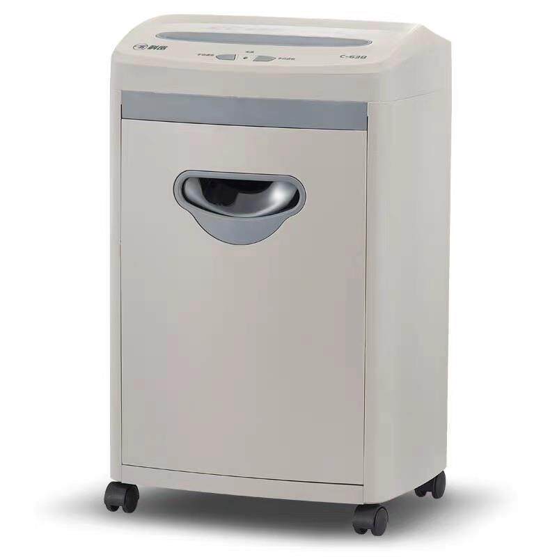 科密C-638 5级保密办公商用碎纸机单次8张 持续30分钟 20L 可碎卡