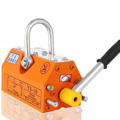 常州磁力吊400KG1T永磁起重器2吨5T磁铁吸盘起重精品永磁吸盘手柄