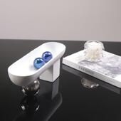 现代简约树脂小托盘摆件客厅茶几酒店样板间售楼处家居装 饰品摆设