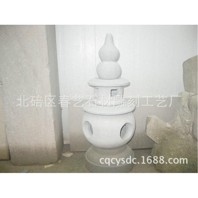 仿古户外庭院装饰石灯雕刻 广场公园石灯立体石雕 景观园林石灯
