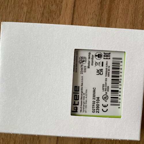 奥地利TELE 2390104 G2TF02 230VAC发动机温度监测