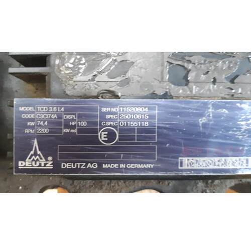 德国道依茨DEUTZ DIESEL ENGINE 型号TCD3.6L4提供整机及配件