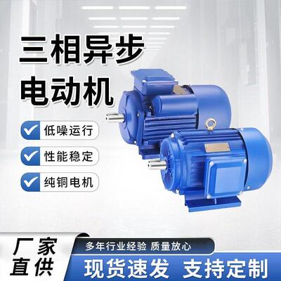 YE3三相异步电动机380v电机0.75-320KW2级4级6级变频调速全铜电机
