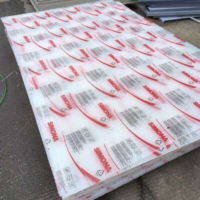 进口德国新美乐pp塑料板灰色pvc板材环保设备pvdf工程板PFA