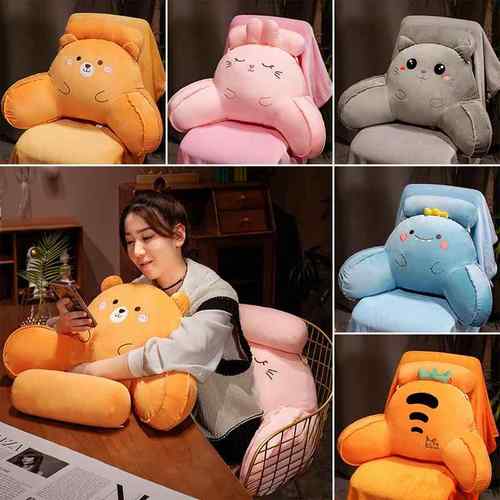 床头软包大靠背沙发靠垫宿舍枕头床上看书床靠护腰垫靠枕抱枕腰枕
