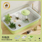 阳台乌龟生态缸家用爬饲养专用乌龟台龟缸客厅批发带巴西造景缸缸