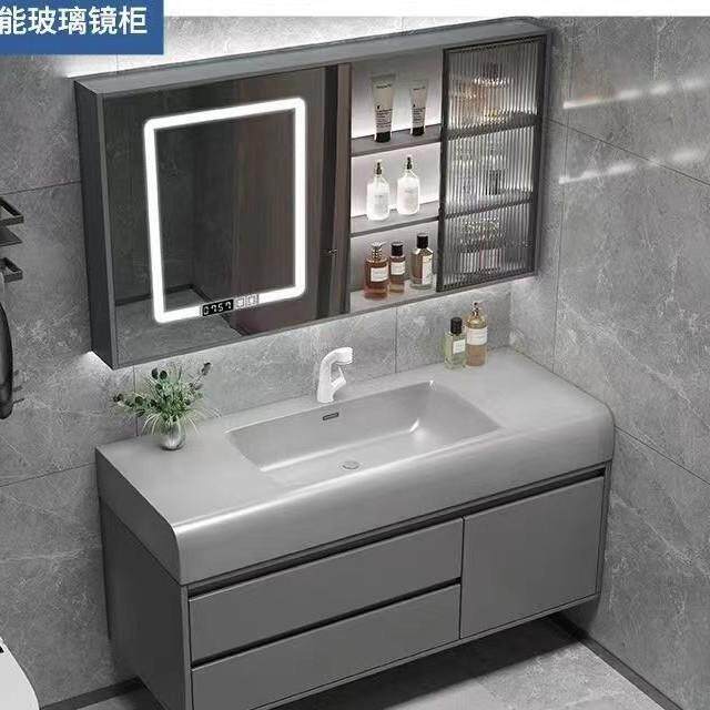 轻奢一可丽232耐智能肤感体盆现代简约浴室组合柜卫生间盆柜洗浴