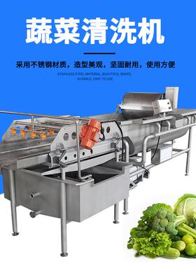 全自动涡流清洗机JY-4200B连续式水果蔬菜清洗设备大型洗菜机