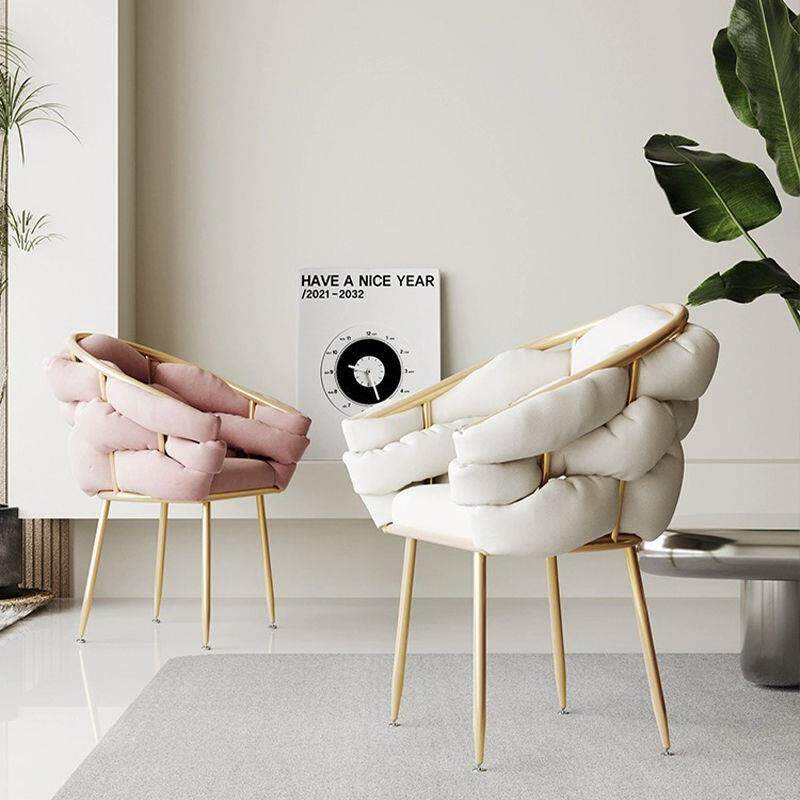 餐椅2026新款家用椅子女生卧室梳妆台凳子靠背轻奢高级美甲化妆椅