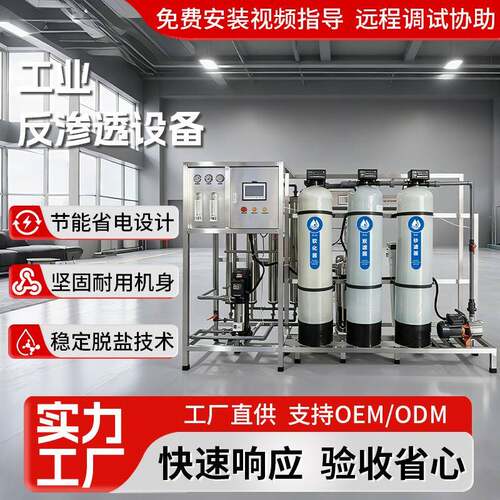 工业去离子水设备反渗透纯水机纯化水系统大型水处理净化水设备