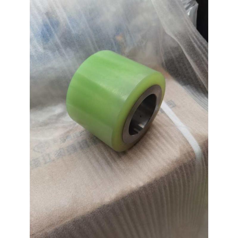 重型搬运坦克车胶轮聚氨酯轮子钢芯轮耐磨轮承重轮子120*90MM