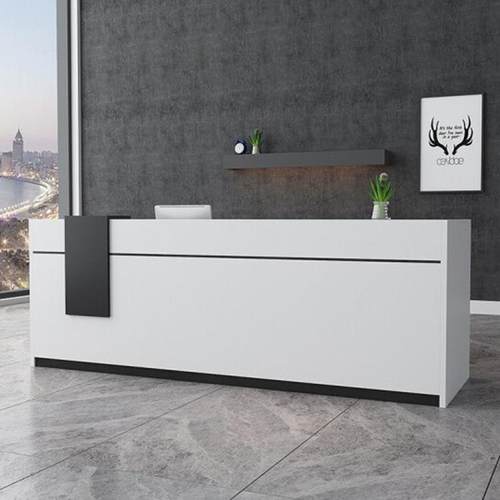 公司办公前台接待台咨询台收银台简约现代办公室迎宾台办公桌吧台