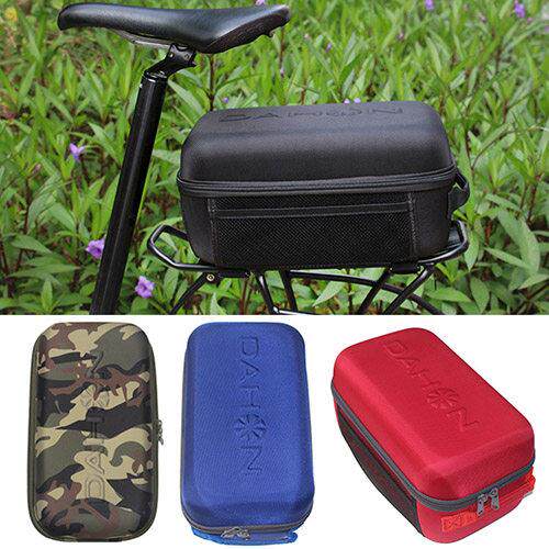驾驶电动车后座袋可折叠自行车尾袋山地车后架袋自行车后提包硬壳
