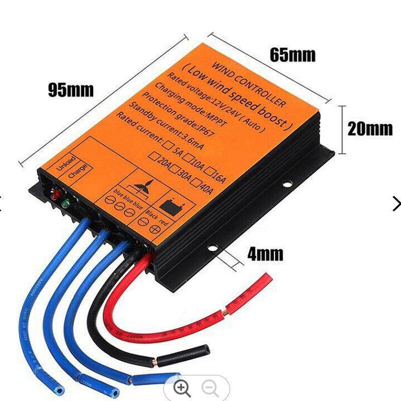 MPPT风力发电机升压充电控制器12v24v48v200w300w400w500w600w800