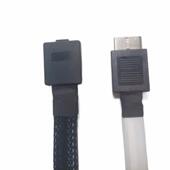 8611直头SAS4.0 8611弯头转SFF PCIE4.0数据线 SFF 65厘米Oculink