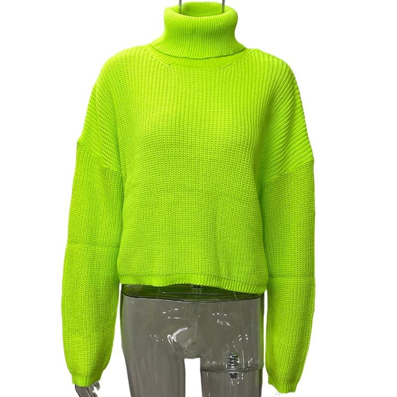 Girls Sleeve Style Women Hot Cardigan Women Turtleneck Sexy