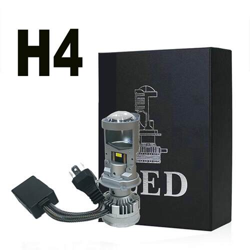 H4透镜150WLED白光远近光切割线透镜解码驱动min h4 lens bulb