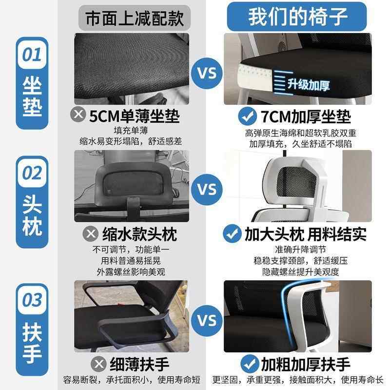 办公椅舒适久坐家用背椅员HJB工会议室学写字书靠生桌简约电脑椅