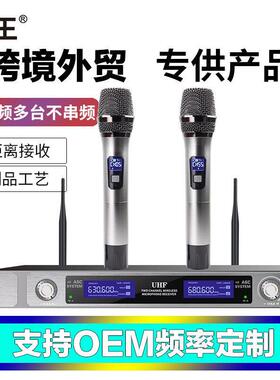 一拖二无线麦克风KTV户外演出宣传家庭聚会话筒舞台