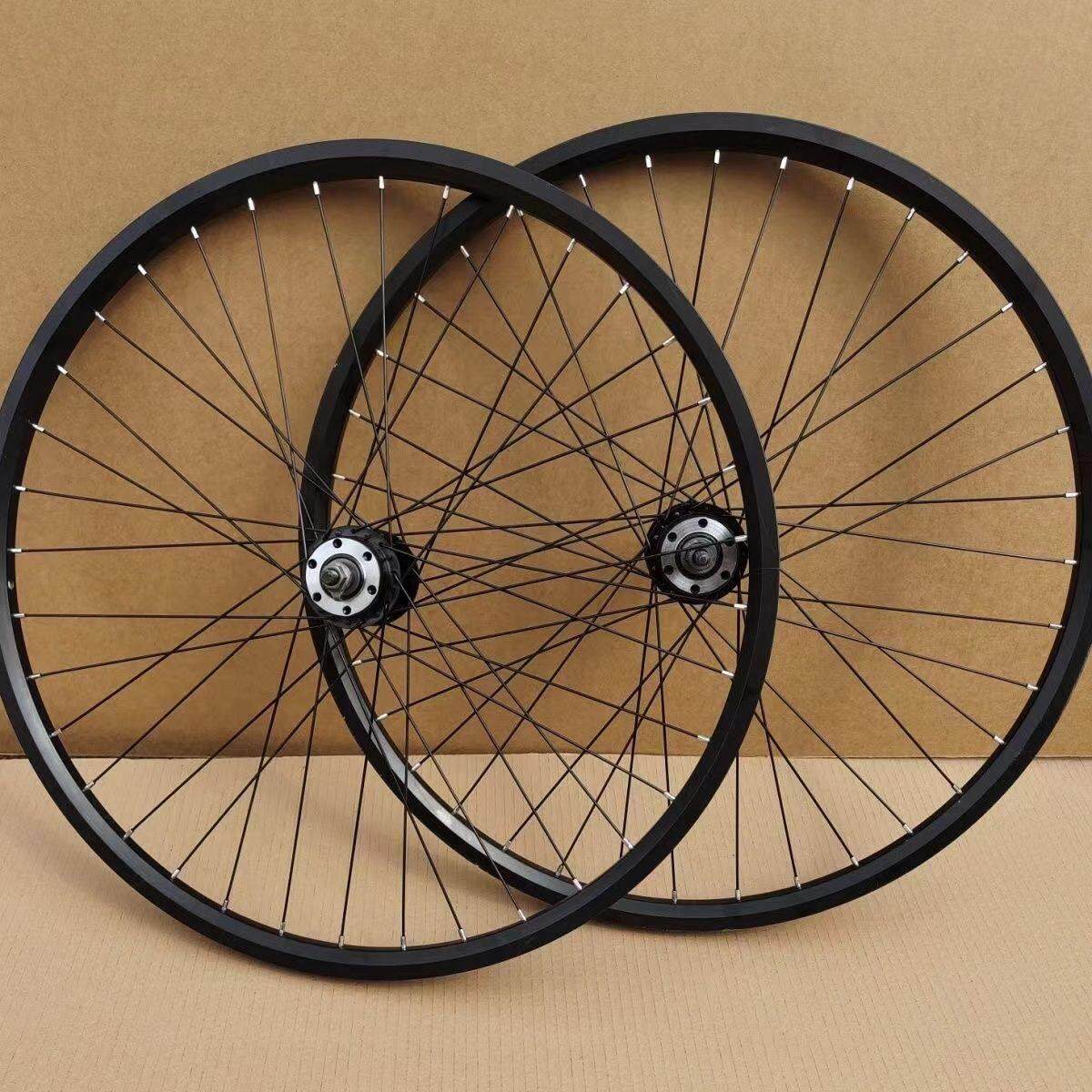 山地自行车车轮轮组24寸26寸27.5寸铝合金加厚车圈碟刹变速轮毂