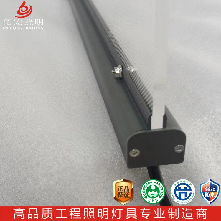 订制款LED导光板幕墙灯12W室内外RGB全彩墙面门口装饰彩灯显示屏