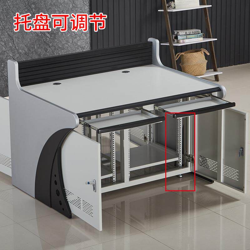 联监控台工作238制调度操控作平台子2联机柜拼接桌三监控指挥操作