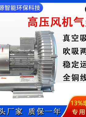 2JM710H37漩涡鼓风机蔬菜水果清洗高压风机水槽搅拌高压漩涡气泵