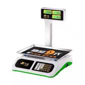商用水果电子秤高精度30kg超市商用计价秤公斤秤杆摆摊卖菜立秤