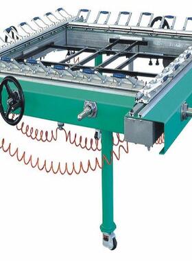 电动拉网机铝双夹高精密涡轮蜗杆绷网机丝网网版制版机自动拉版机