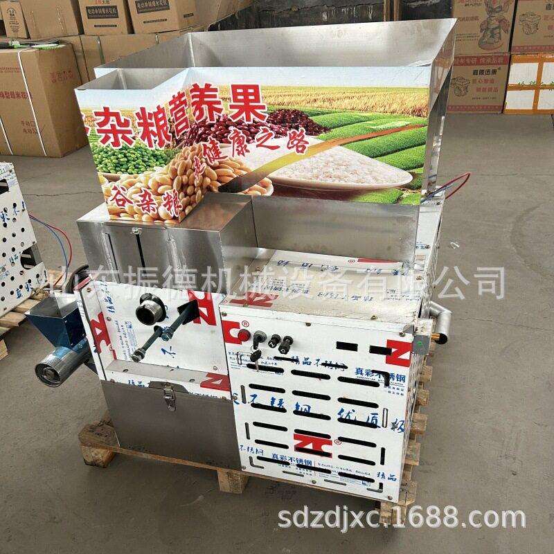 四缸汽油膨化机静音暗仓米花糖40型汽油杂粮面粉膨化机厂家直销