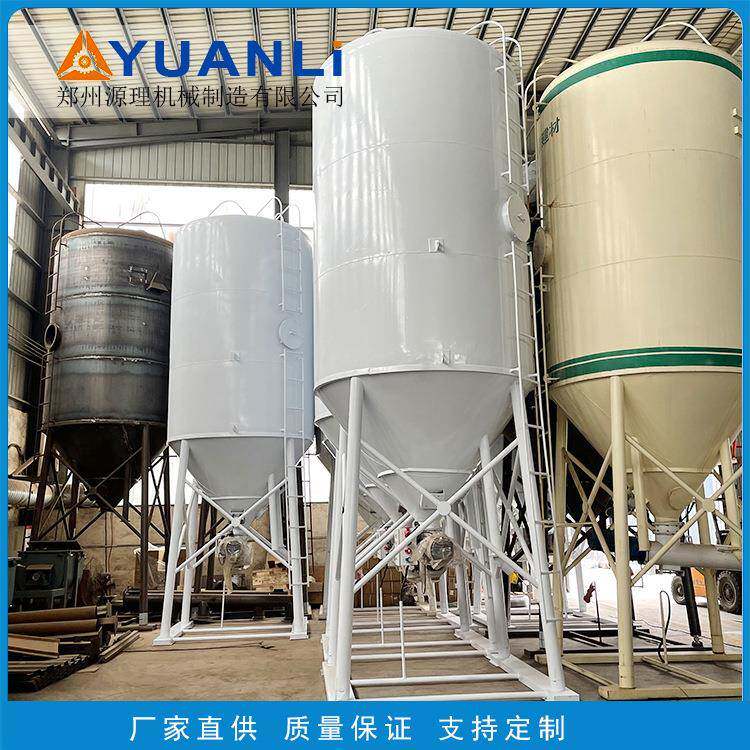厂家供应砂浆罐工地无尘加厚密封自动称重干粉砂浆连续搅拌罐