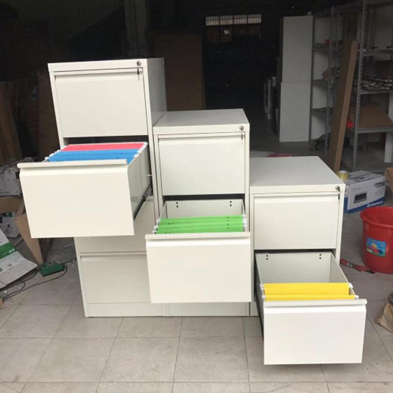 加厚4抽资料柜多层档案柜员工储物柜铁皮杂物柜2抽柜3抽柜