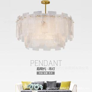 客厅吊灯后现代轻奢餐厅吧台卧室书房样板房吊灯2018新款 北欧灯具