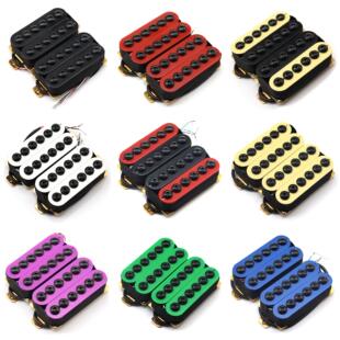 电吉他双线圈拾音器内六角头双拾音器四芯线双联拾音器吉他配件