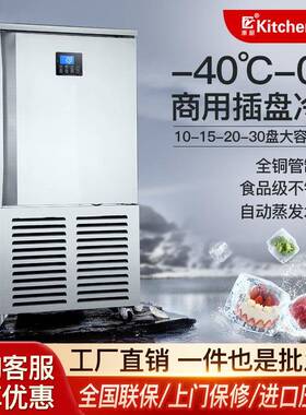 浙厨风冷速冻柜商用冷冻锁鲜包子饺子肉类海鲜急冻柜-40℃大容量