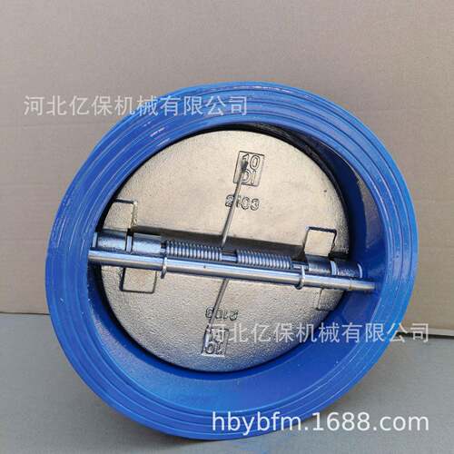 H76X/H对夹蝶形双瓣止回阀蝶式微阻缓闭止回阀不锈钢蝶式止回阀
