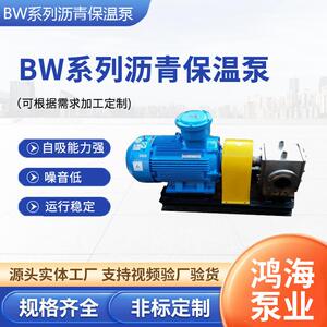 BW系列沥青保温泵不锈钢保温齿轮泵树脂胶水防爆耐腐蚀沥青齿轮泵