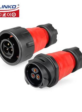 凌科新品YM24公母对接2-24芯卡扣式防水IP68水下使用工业连接器