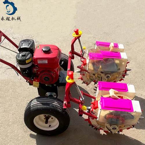 汽油机款双行玉米播种机出口鸭嘴款大豆点播机种肥同施蔬菜种植机