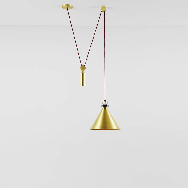 创意后现代极简风个性玻璃吊灯吧台餐厅咖啡厅酒吧卧室金属小吊灯