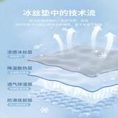 夏季 靠背透气凉垫 冰丝坐垫靠垫一体电脑椅老板椅凉席座垫2025新款