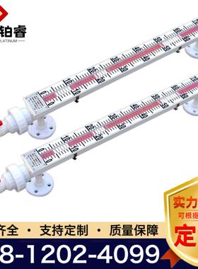 厂耐酸碱P防腐翻板液位计4-20家MAP远传防腐磁磁翻柱液位计水PP防