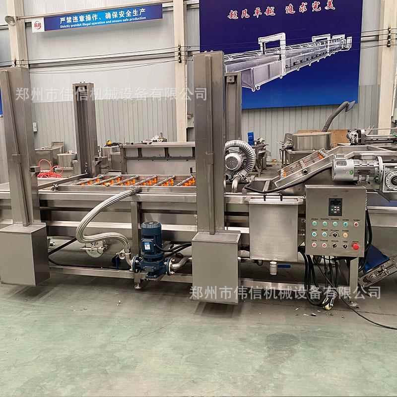 预制菜加工气泡清洗机菠菜大白菜清洗设备商用果蔬洗菜机