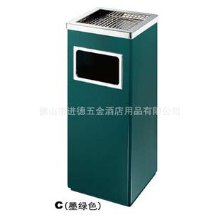 加厚不锈钢垃圾桶酒店 立式烟灰缸 座地烟灰桶 烤漆宾馆垃圾桶