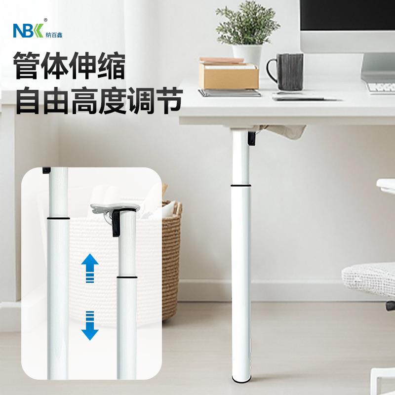 重型可调节伸缩桌腿折叠翻版桌腿支撑腿办公桌吧台升降金属支撑柱