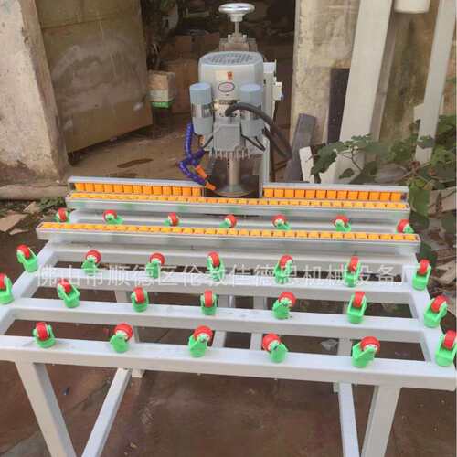 小型玻璃手动磨边机 直边圆边玻璃磨边机 机Glass edging machine